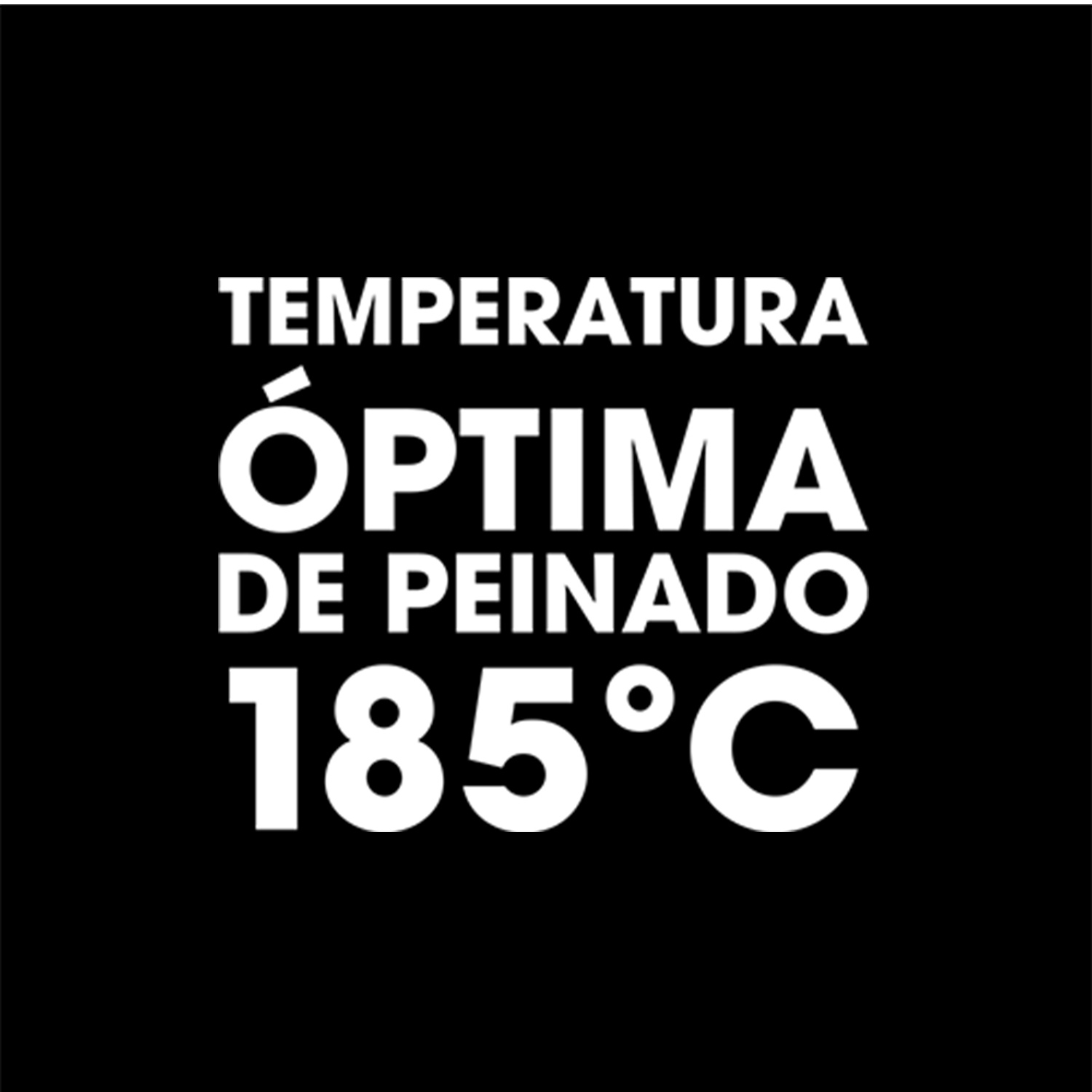 185º grados de temperatura optima