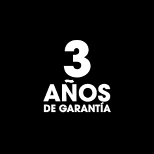 3 años de garantia